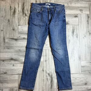 Warp + Weft Men's Slim Blue Denim Jeans